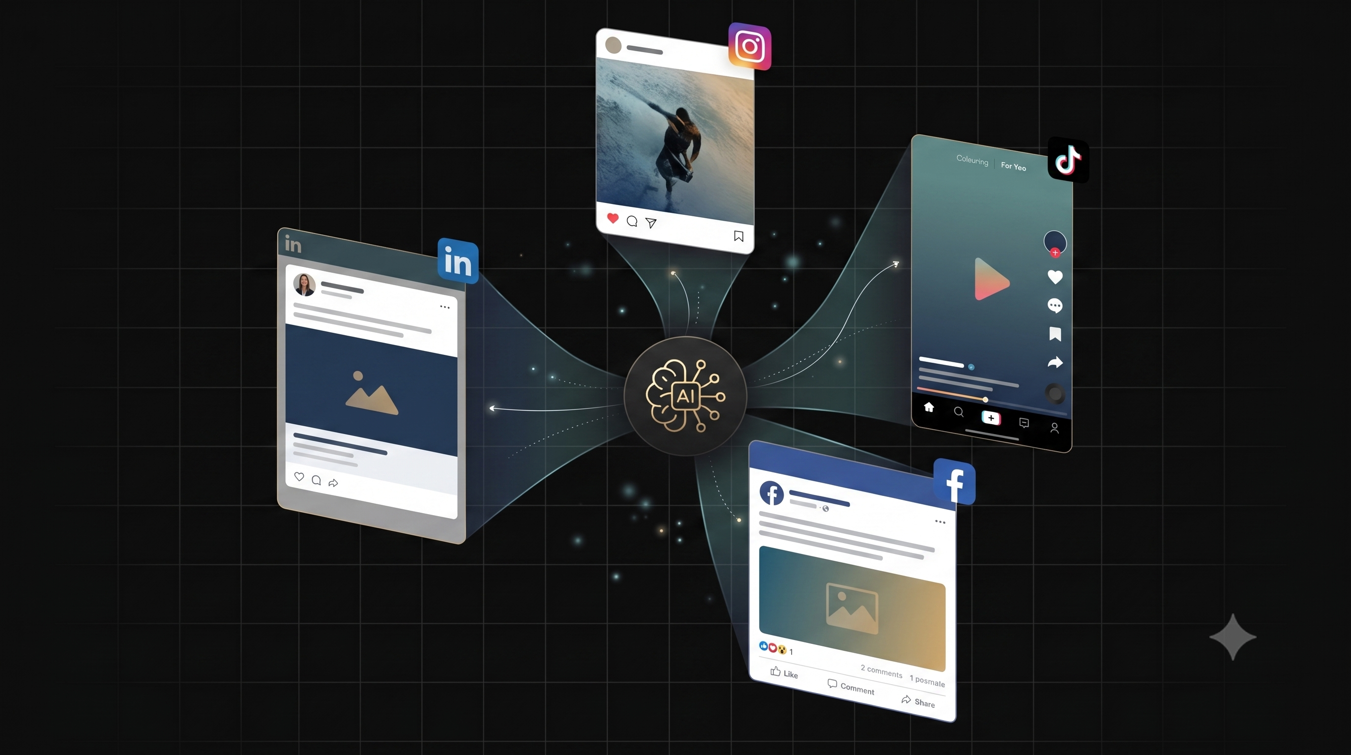 Agent Création de Contenu — réseaux sociaux IA